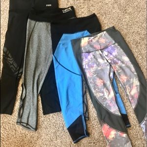 ‼️SOLD‼️4-pairs of XS full & cropped leggings!!!